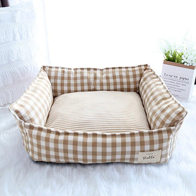 canape-pour-chat-vichy-abricot