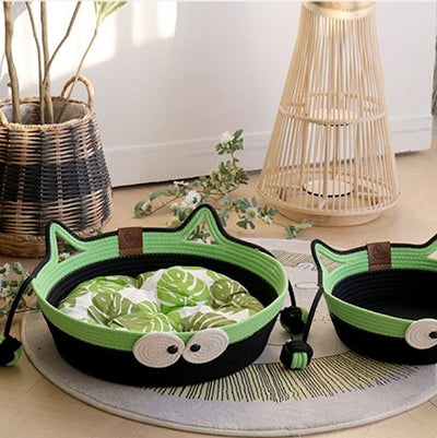 chat panier fun modele double