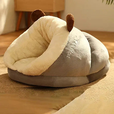 coussin-a-chat-pantoufle-gris