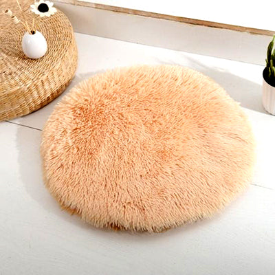 tapis-pour-chat-rond-abricot