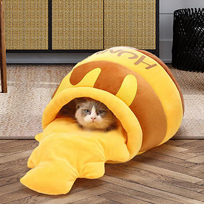 lit-pour-chat-miel-dans-sa-cachette