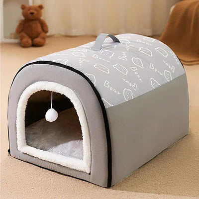 panier-chat-transportable-couleur-gris