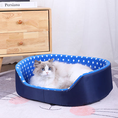 panier-pour-chat-en-tissu-coucher