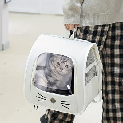 sac-a-dos-chat-pliable-et-ventile-blanc