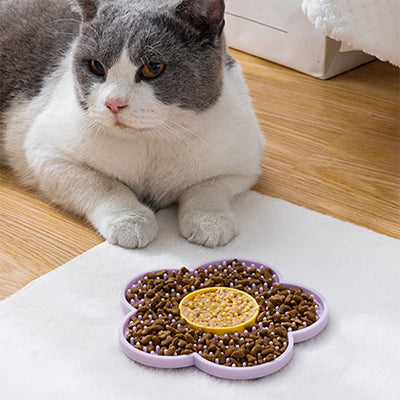 tapis-de-lechage-pour-chat-fleur-chat-coucher