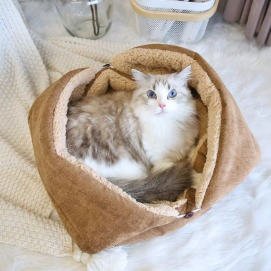 tapis-de-lit-pour-chat-multifonction-grotte