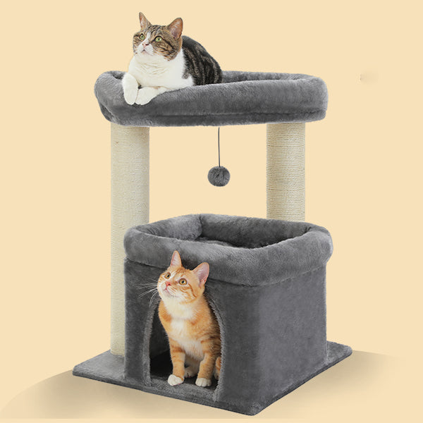 arbre-a-chat-compact-modele-gris