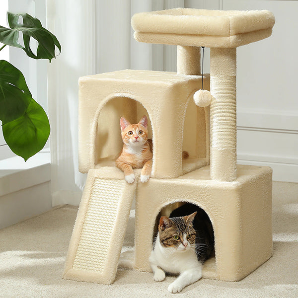 arbre-a-chat-complet-deux-chats-couches