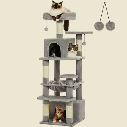 arbre-a-chat-confort-multiple-modele-gris