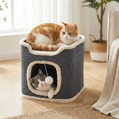 arbre-a-chat-felix-deux-chats-qui-se-reposent