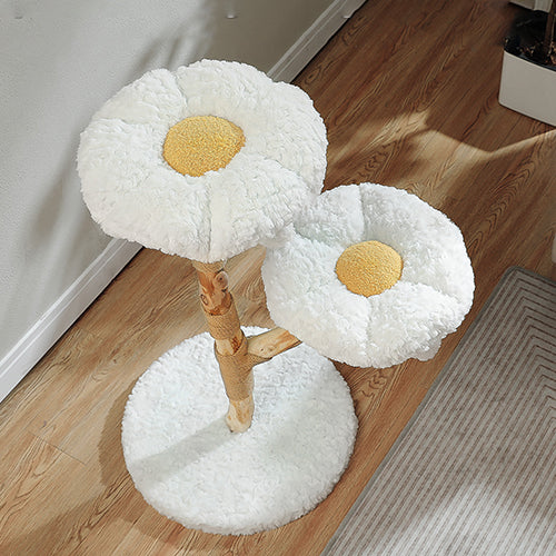 arbre-a-chat-fleur-modele-vu-de-dessus