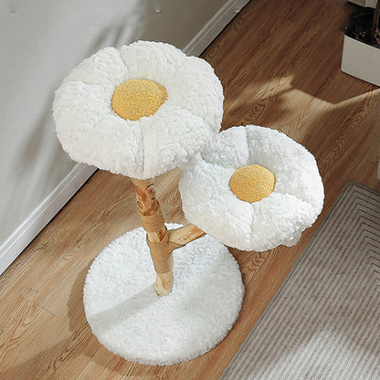 arbre-a-chat-fleur-modele-vu-de-dessus