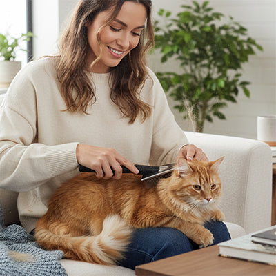 brosse-chat-poil-long-femme-brossant-son-chat-roux