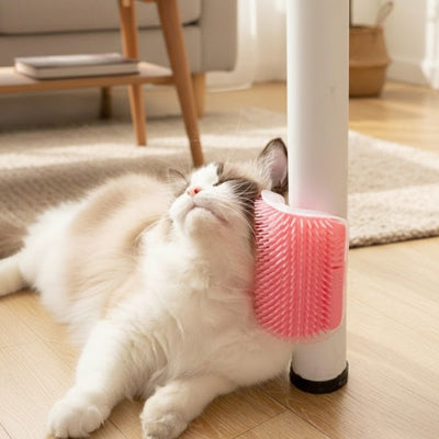Brosse pour chat autonome