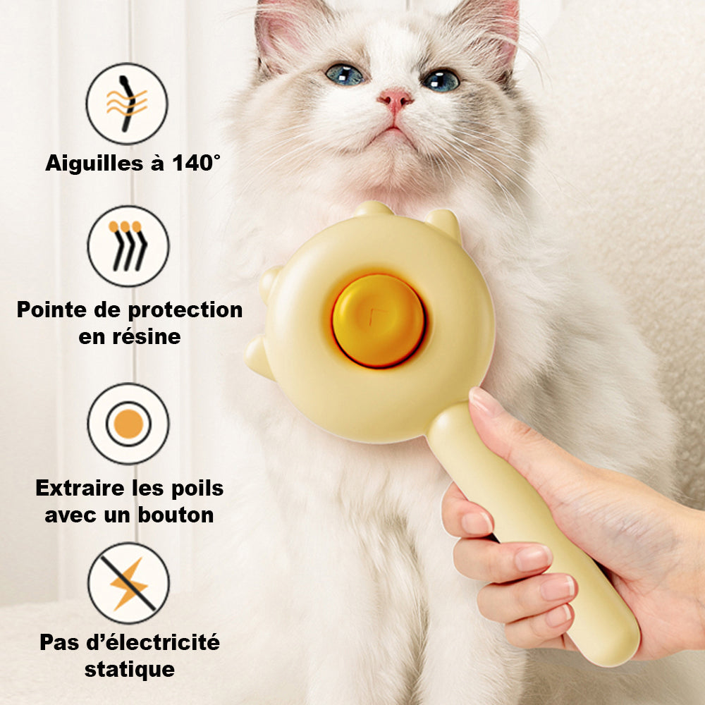 Brosse à chat de toilettage