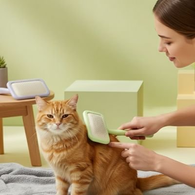 brosse-pour-chat-poil-long-femme