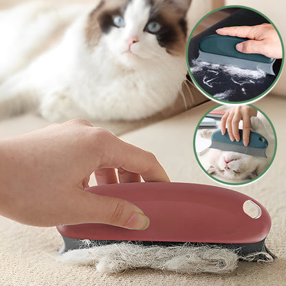 brosse-pour-chat-ramasse-poils-sol