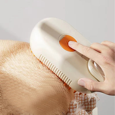 Brosse pour chat à vapeur