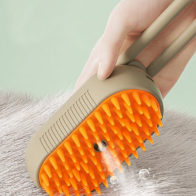 Brosse pour chat à vapeur
