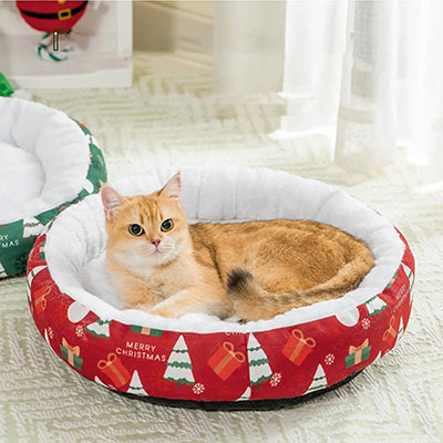 chat-panier-douillet-hivernal-avec-chat-couche