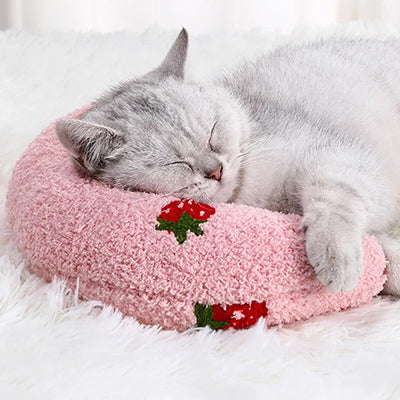 coussin_chat_oreiller_rose_et_rose