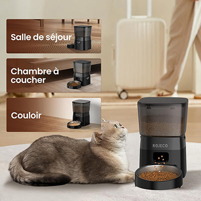 Distributeur de croquettes chat programmable