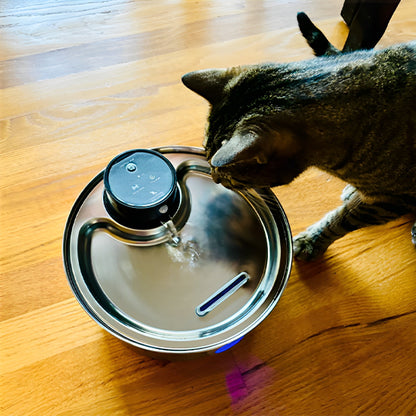 fontaine-a-eau-chat-sans-fil-dessus