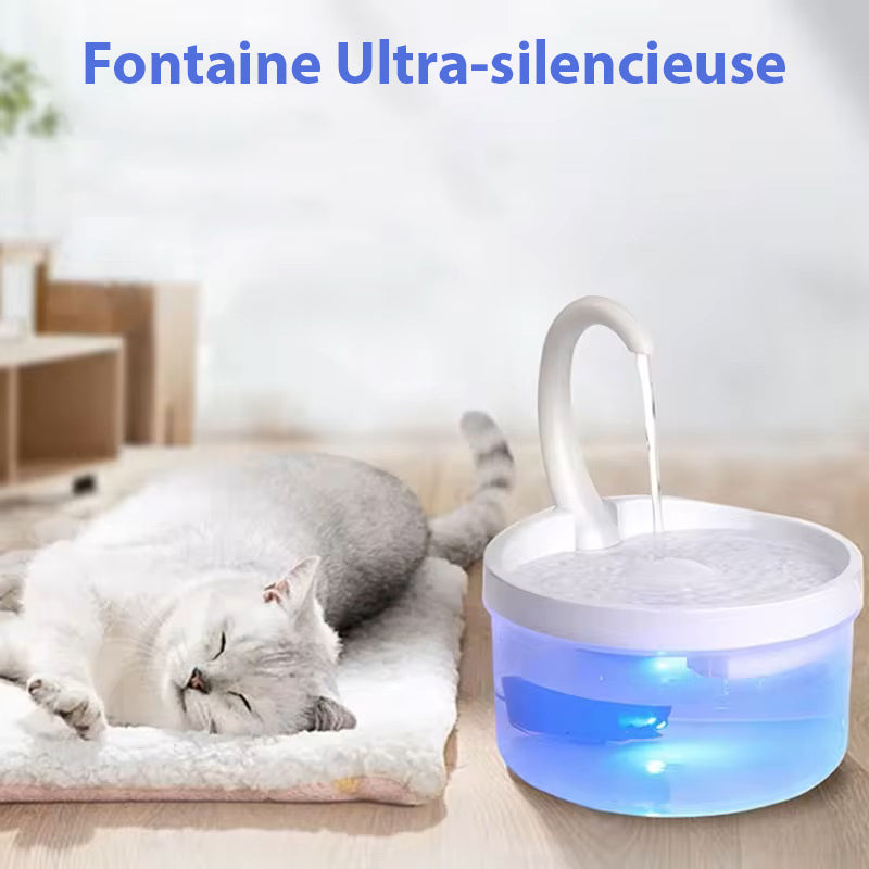 fontaine-a-eau-chat-silencieuse