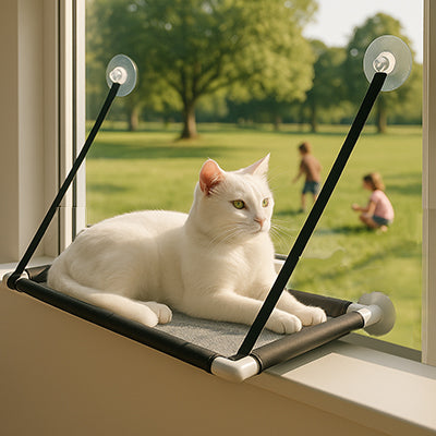 hamac-fenetre-chat-toutes-saisons-chat-blanc-allonge