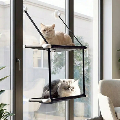 hamac-pour-chat-de-fenetre-deux-chats-qui-se-prelassent