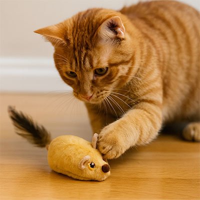 jouet-interactif-pour-chat-attrape-la-souris-jaune