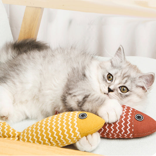 jouet-pour-chat-poisson-coucher