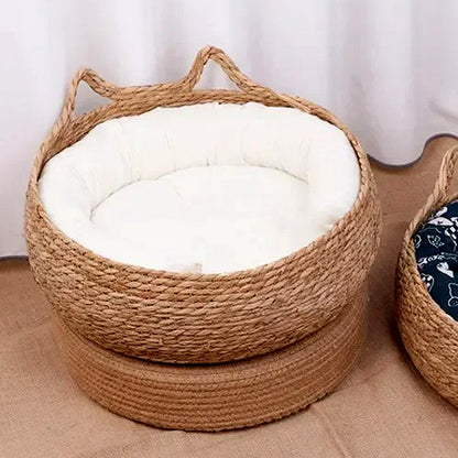 panier-chat-osier-decoration-interieur