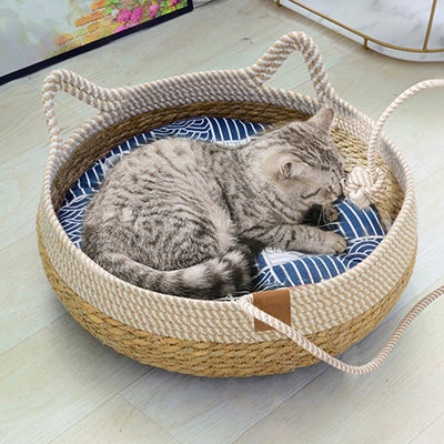 panier-chat-osier-tete-de-chat-lover