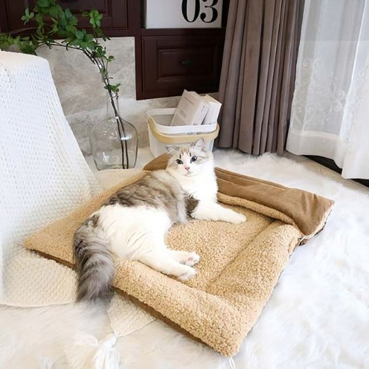 tapis-de-lit-pour-chat-multifonction-coucher