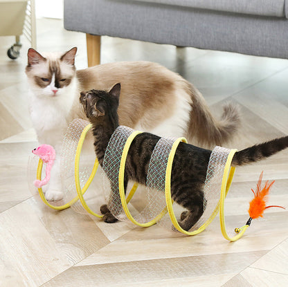 tunnel-pour-chat-a-spirale-jeu